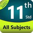 11th Std All Subjects icône