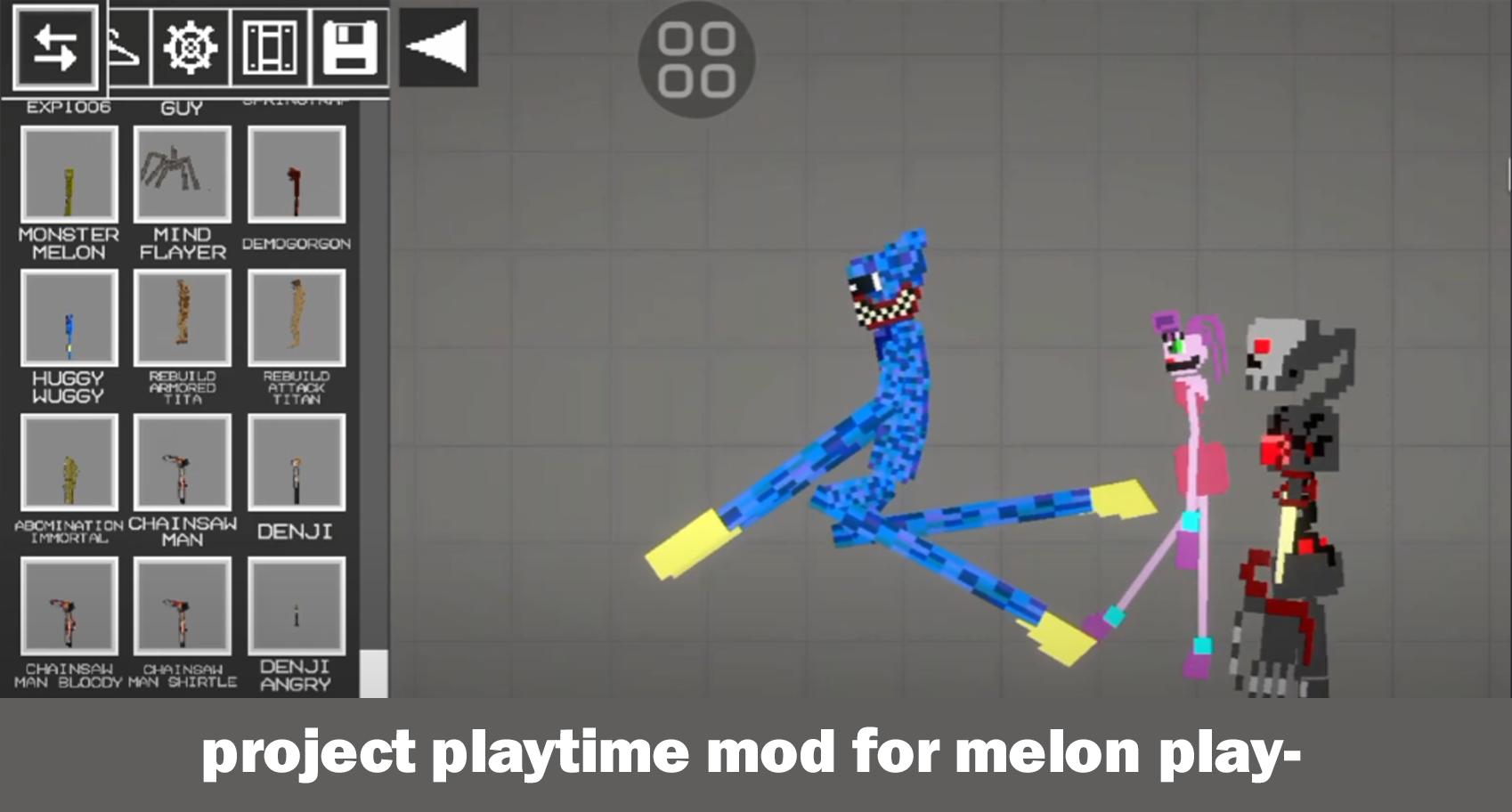 Мод Project playtimeдла Melon. Project Playtime 3 фаза скины. Mod Project Playtime Minecraft pe. Мод на melon playground poppy playtime 3