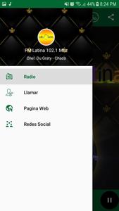 FM Latina Du Graty - 102.1 Mhz Affiche