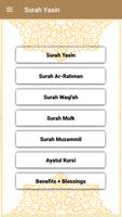 Surah Yasin, Ar-Rahman Audio تصوير الشاشة 1