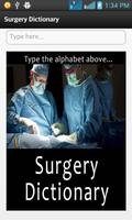 Surgery Dictionary Poster