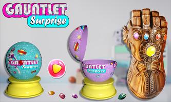 Infinity Gauntlet Surprise! Blind Bag Stone Puzzle الملصق