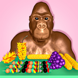 Gorilla Mukbang! ASMR Eating Zeichen