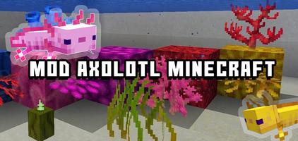 Mod axolotl minecraft Affiche