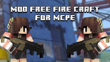 Mod Free 🍁 Fire Craft for MCPE Affiche