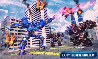 Air Robot Transform Helicopter Robot Battle War Screenshot 1