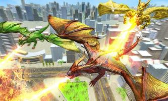 Flying Dragon Robot Transforms Plakat