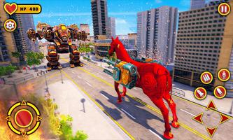 Flying Horse Transform Robot پوسٹر