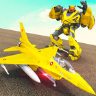 Air Jet Robot Transform : Robot Shooting Game icon