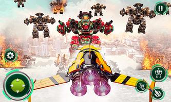 Air Jet Robot Transform : Robot Shooting Game capture d'écran 2