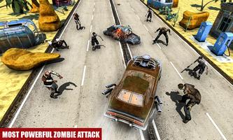 Zombie Highway Car Smasher sim تصوير الشاشة 2
