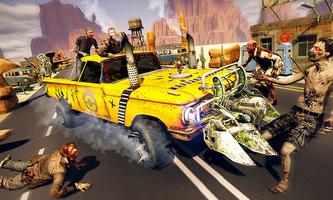 Zombie Highway Car Smasher sim الملصق