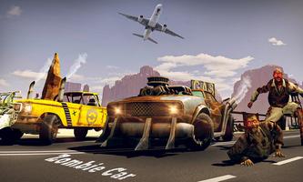 Zombie Highway Car Smasher sim 截图 1