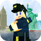 New York City Craft: Blocky NYC Building Game 3D ไอคอน