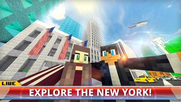 مدينة نيويورك كرافت: ممتلئ الجسم NYC ألعاب البناء الملصق