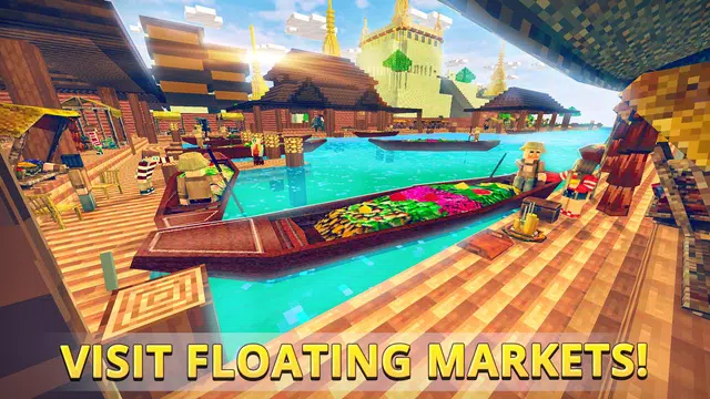 Screenshot 6 for Bangkok Craft: Blocky Building Games 3D 2018