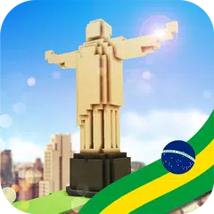 Brazil Craft: Blocky City Building Addicting Games