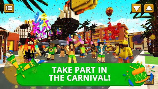 Screenshot 8 for Brazil Craft: Blocky City Building Addicting Games