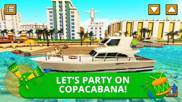 Screenshot 6 for Brazil Craft: Blocky City Building Addicting Games