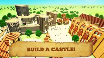 KING CRAFT: Medieval Castle Building Knight Games โปสเตอร์
