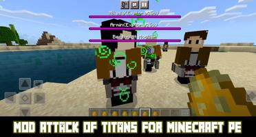 Mod Attack💥 of Titans💥 For Minecraft PE💖 imagem de tela 1