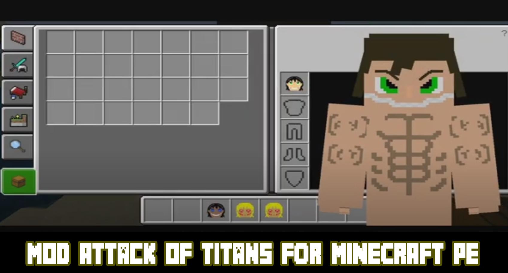 Mod of Attack on Titans for Minecraft PE APK pour Android Télécharger