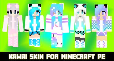 Poster Kawaii Skins For Minecraft