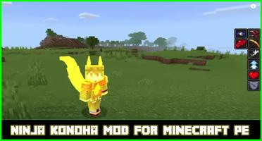 Ninja Konoha Mod For Minecraft ảnh chụp màn hình 1