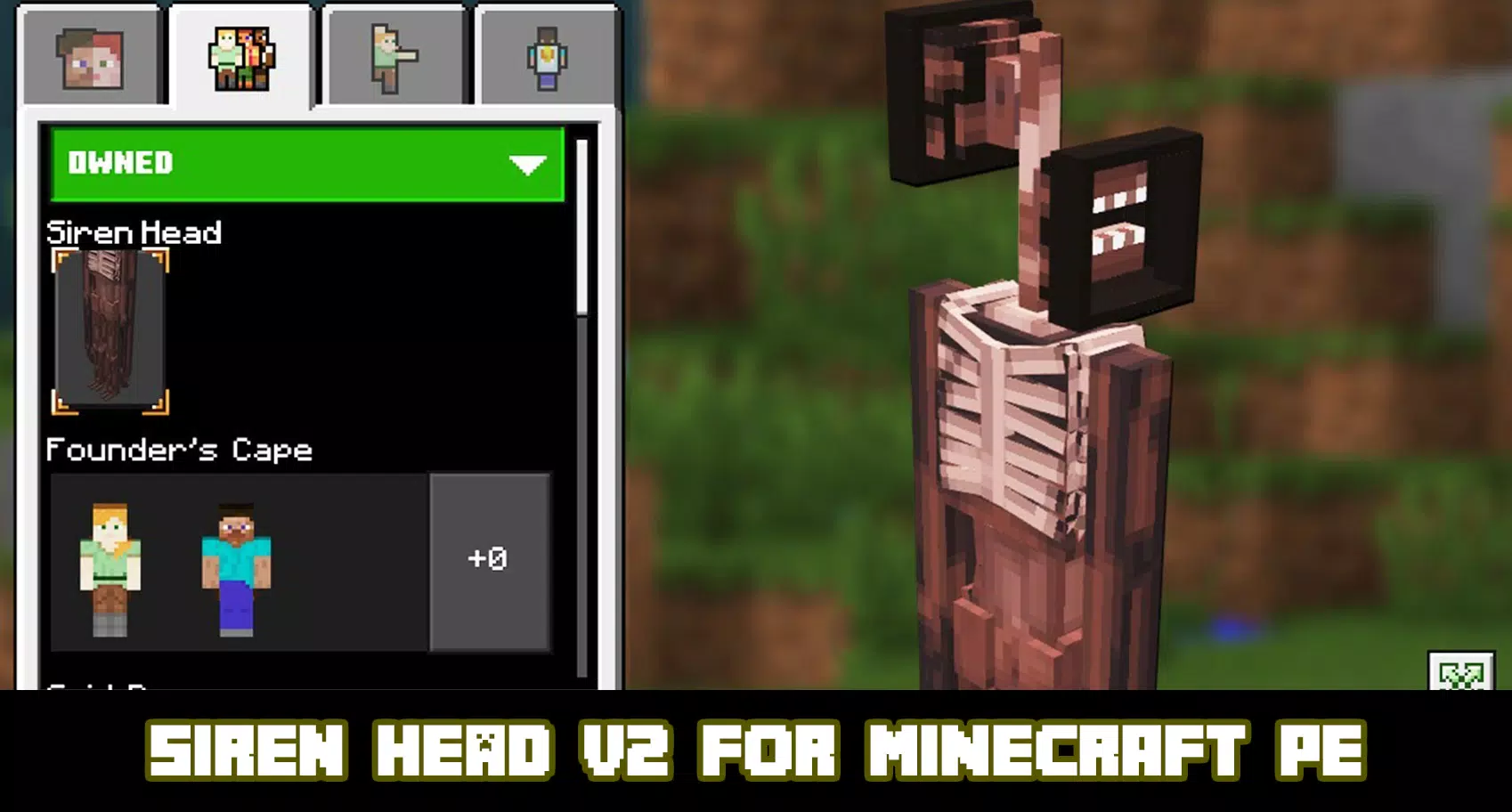 Siren Head for Minecraft PE - Apps on Google Play