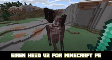 Siren Head v2 Minecraft😱 ảnh chụp màn hình 1