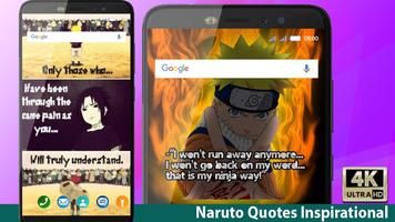Naruto Quotes Inspirational الملصق