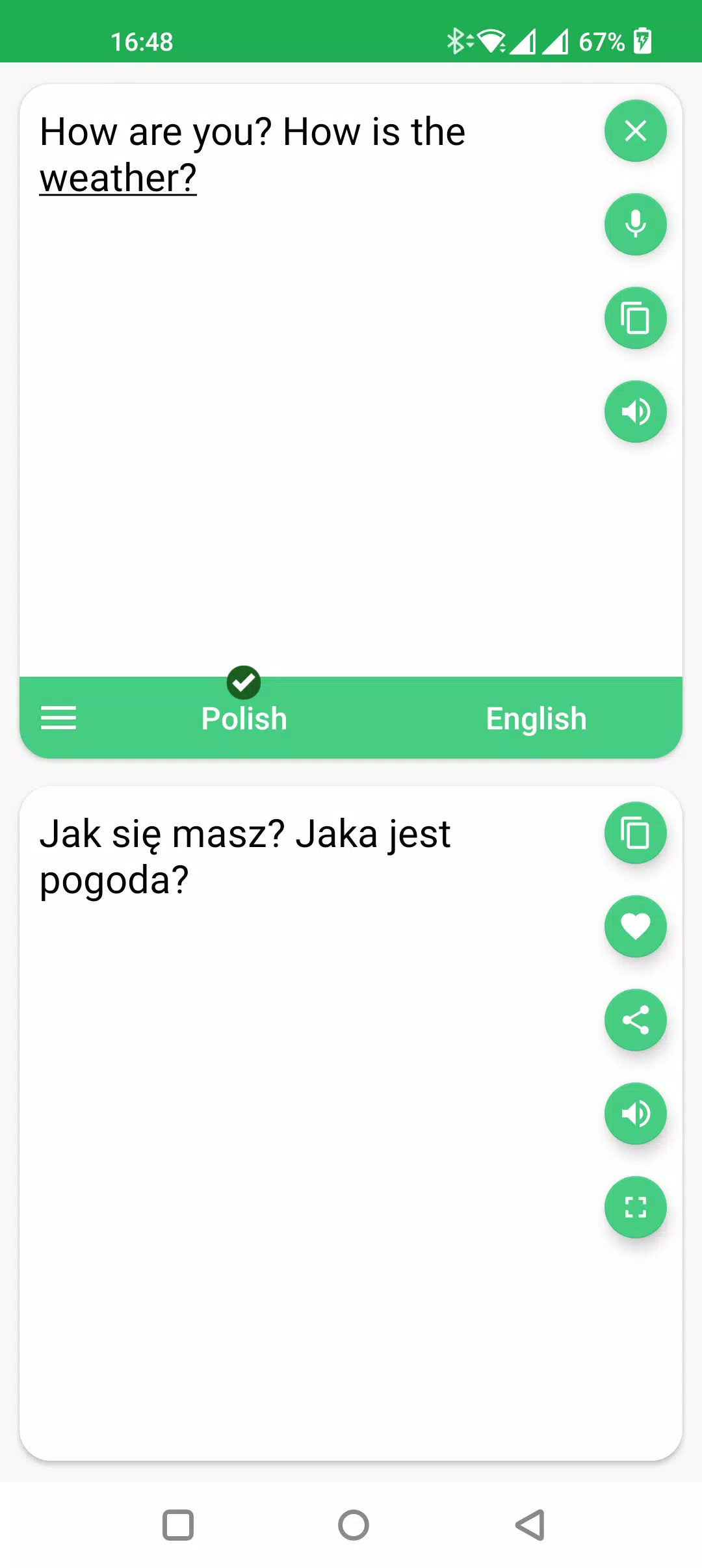 Polski - Angielski Tłumacz APK do pobrania na Androida