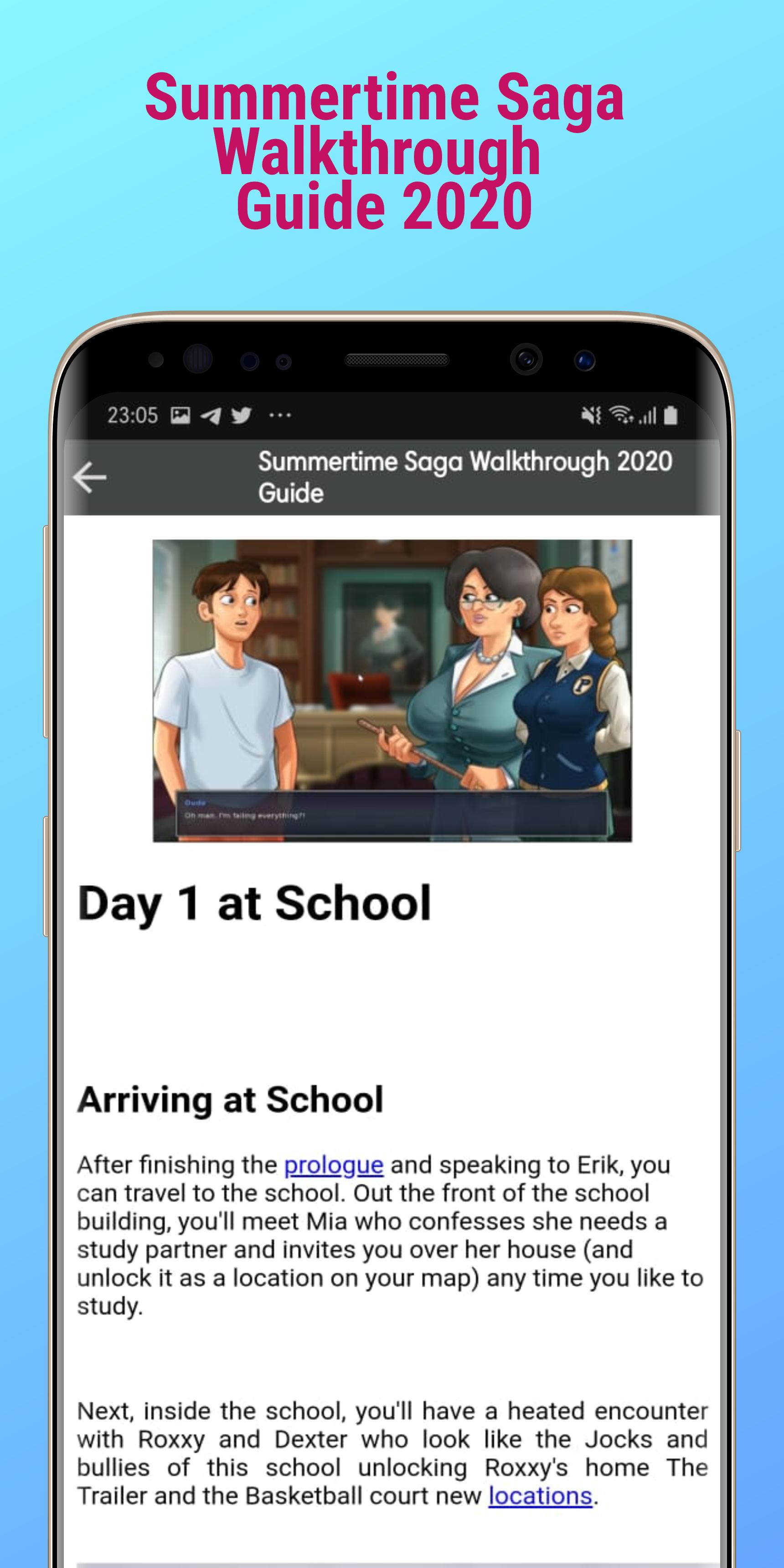Summertime Saga Walkthrough Guide 2020 APK for Android Download