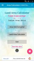 Land Area Calculator Unit Conv पोस्टर