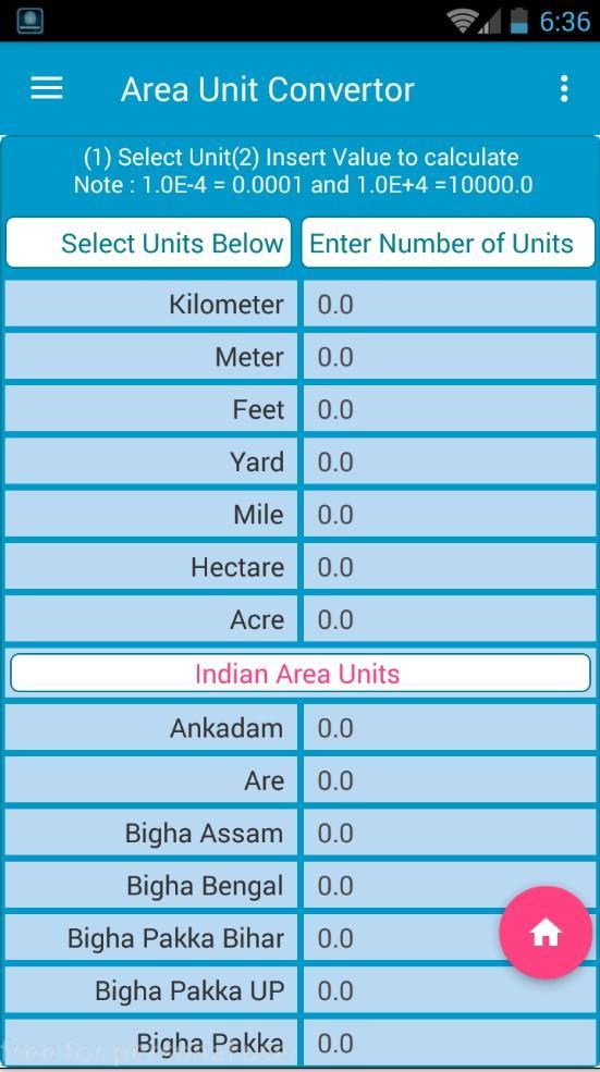 Land Area Calculator Unit Convertor Indian Units for Android - APK Download