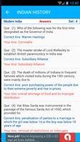 2 Schermata Indian History Quiz AIH MIH MO