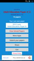 UGC Net Adult Education Solved 2-3 10 papers 12-13 पोस्टर