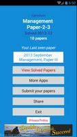 UGC Net Management Solved Paper 2-3 10 papers الملصق