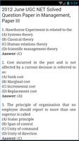 UGC Net Management Solved Paper 2-3 10 papers capture d'écran 2