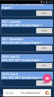 UGC NET - NTA Net Solved Paper captura de pantalla 2