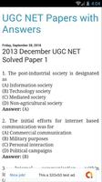 UGC NET - NTA Net Solved Paper capture d'écran 3