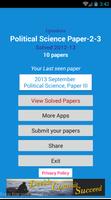 Political Science UGC Net  Solved Paper 2-3 스크린샷 1