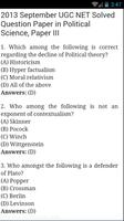 Political Science UGC Net  Solved Paper 2-3 스크린샷 2