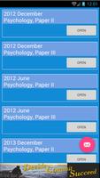 UGC Net Psychology Solved Paper 2-3 10 papers تصوير الشاشة 1