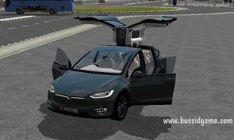 Mod Bussid Mobil Tesla Listrik اسکرین شاٹ 3