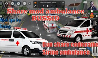 Mod Mobil Ambulance Bussid capture d'écran 2