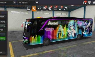 Livery Anime Bussid capture d'écran 3