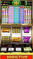 Slot Machine: Free Triple Double Gold Dollars پوسٹر