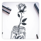 Easy Art Drawing Pen Lesson icon