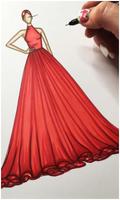 How to Draw Dress Step by Step Affiche